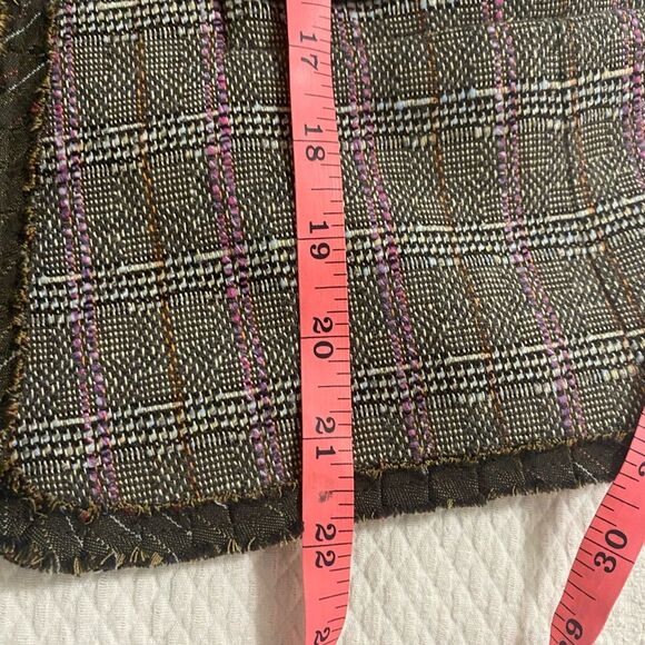 Worth Wool & Cotton Blend Lined High Neckline Blazer Size 6 - Picture 7 of 9